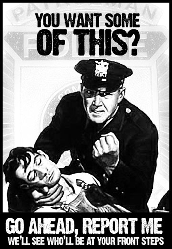 cowards in blue