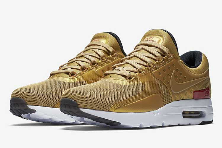 Nike Metallic Gold Air Max Zero