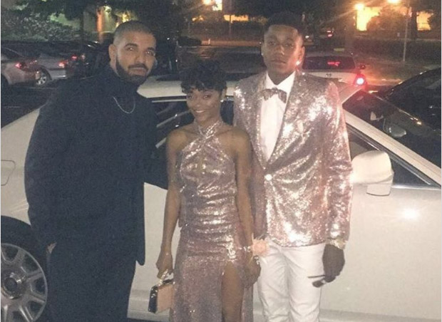 Drake Attends Prom
