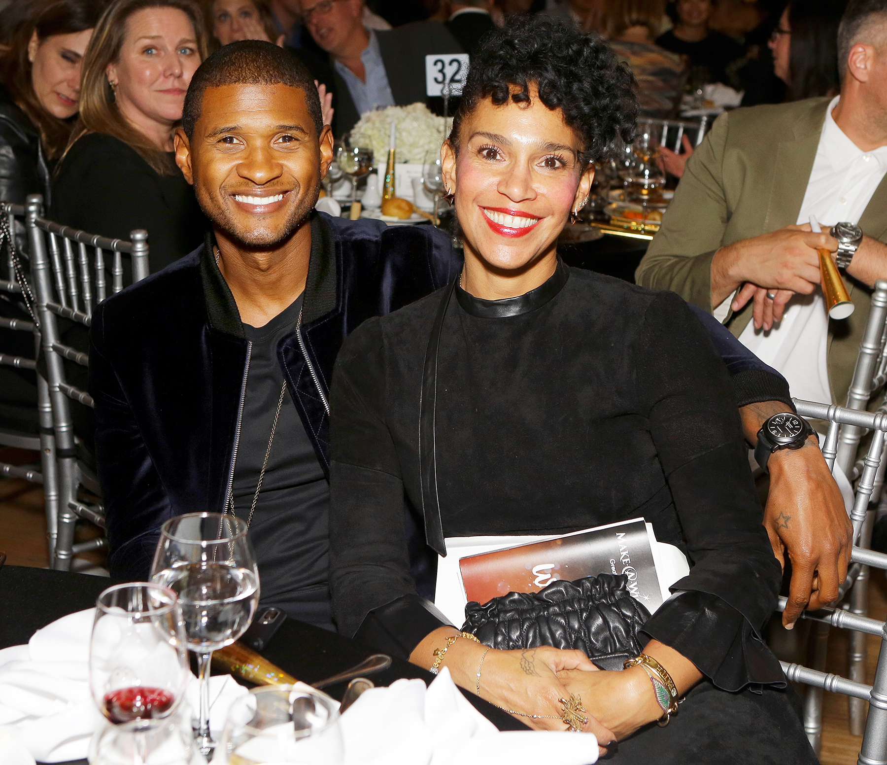 Usher Raymond and Grace Miguel