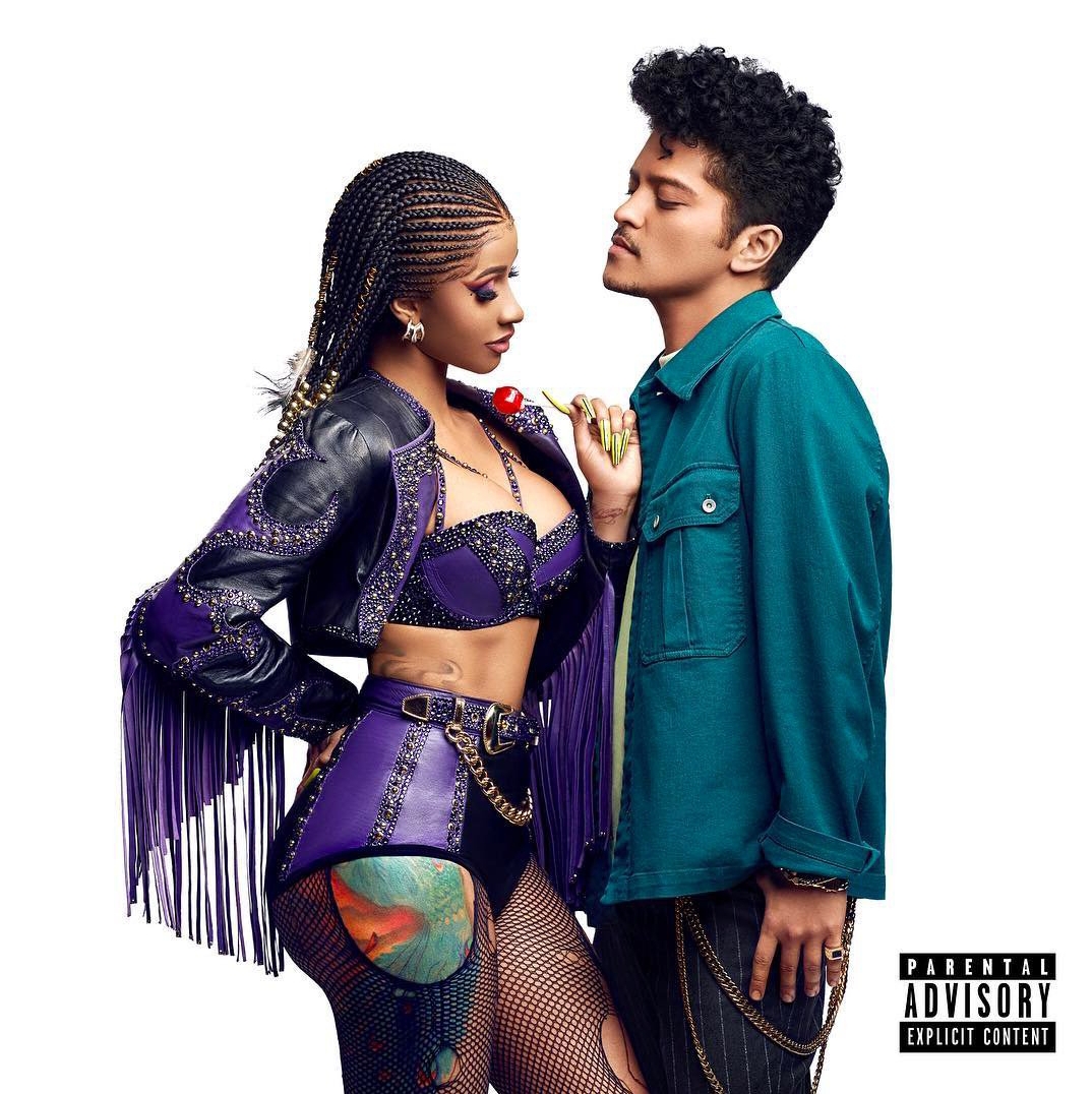 Cardi B and Bruno Mars Please Me single artwork