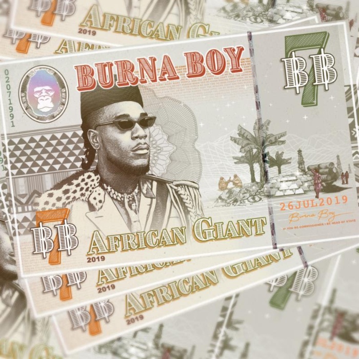Burna Boy African Giant album cover