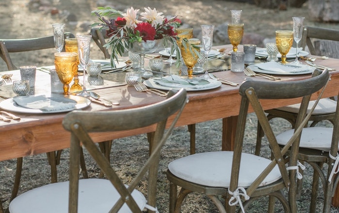socially distanced garden party