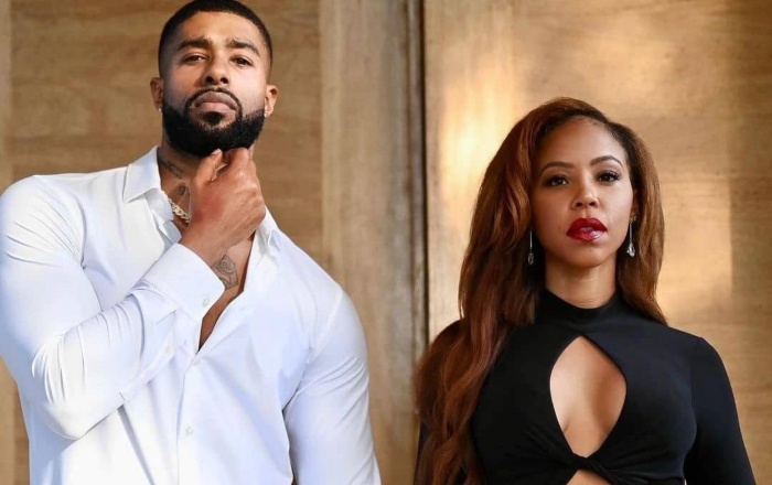 KJ Smith and Skyh Alvester Black engagement