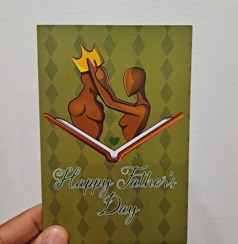 Adeyemi Artistry Fathers Day Greeting Card