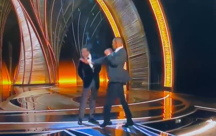 Will Smith Smacks Chris Rock
