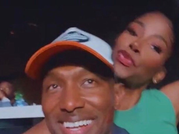 Martell Holt and Arionne Curry together