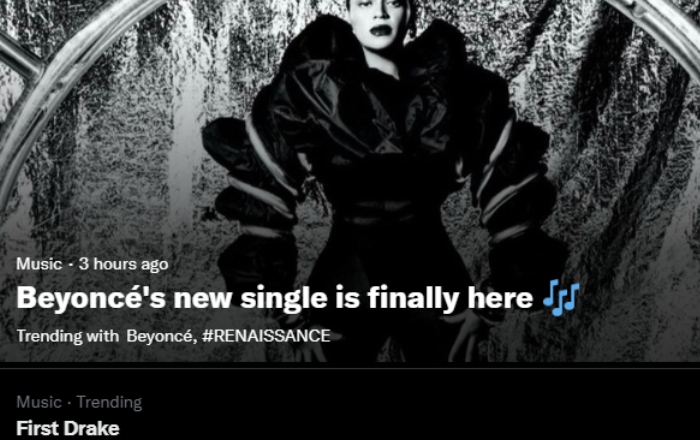 "First Drake" Trends As Fans React To New House Track From Beyonce