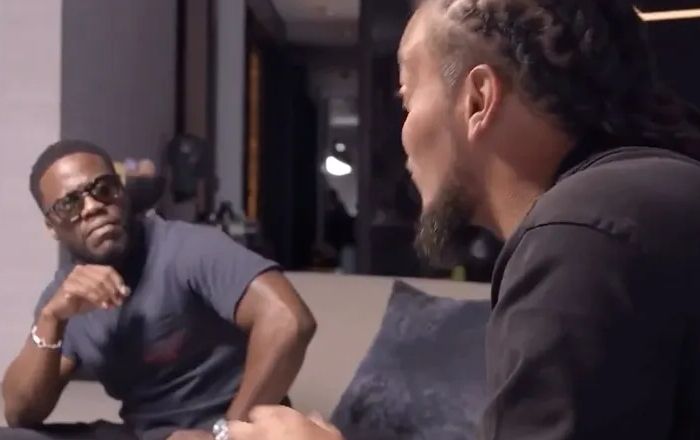 Kevin Hart Reacts To Channing Crowder and Aja Crowder