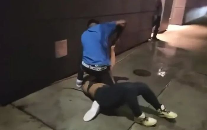 Blueface and Chrisean Rock fight