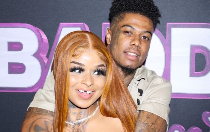 Blueface fights ChriseanRock's dad