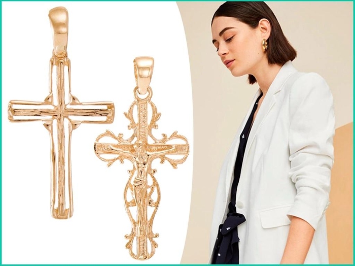 Gold Cross Necklaces