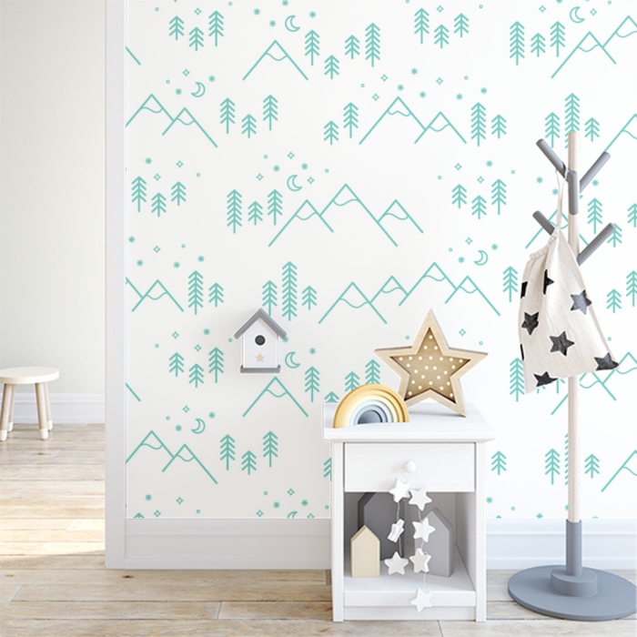 Living Room Accent Wallpaper