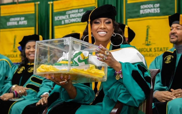 Missy Elliott Norfolk State University Doctorate Degree