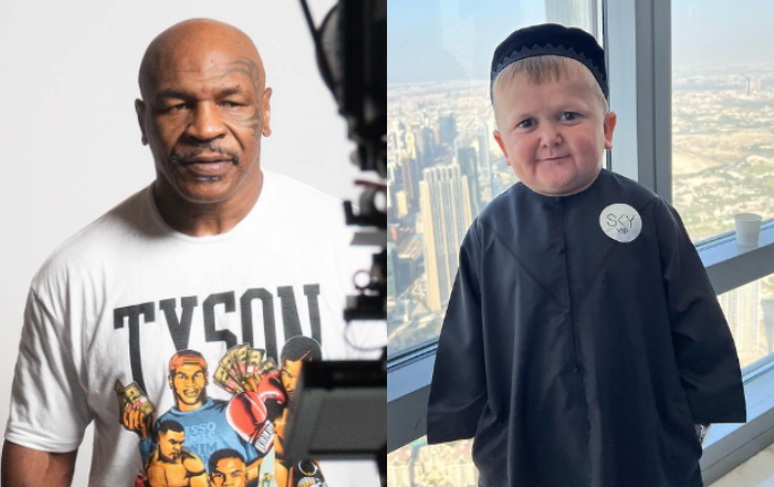 Mike Tyson Bites Hasbulla Ear