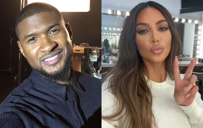 Usher Serenades Kim Kardashian