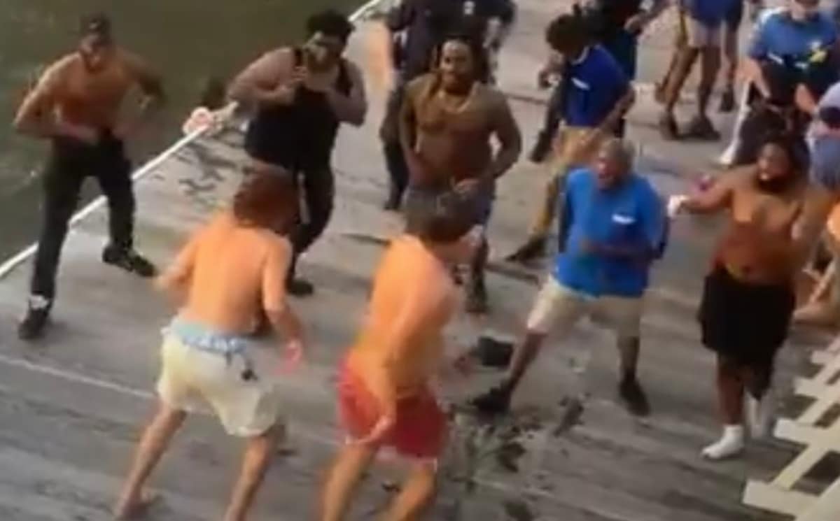 Folding chairs used in Alabama brawl