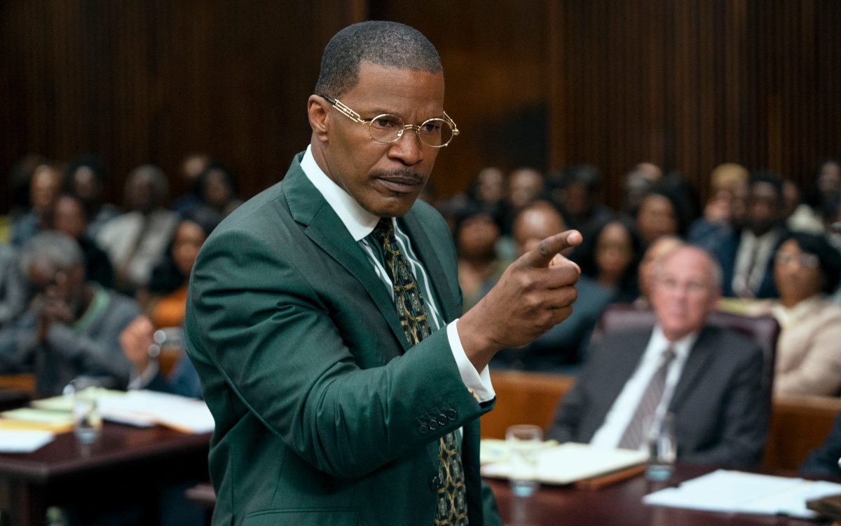 Jamie Foxx as Willie Gary in The Burial movie