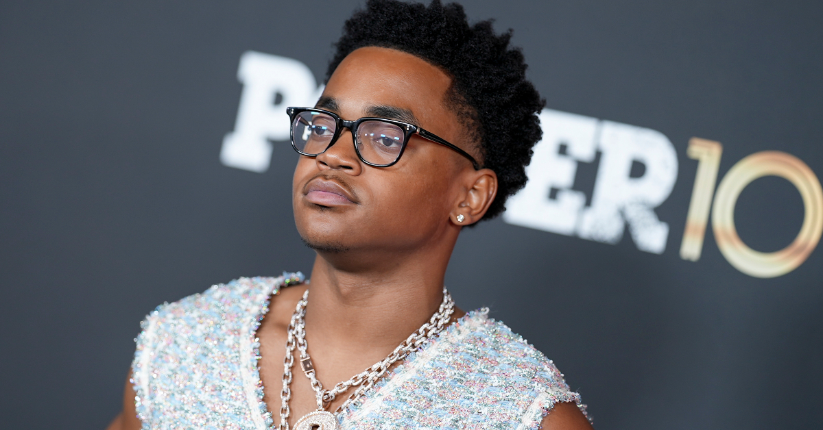 Michael Rainey Jr. at the season 4 premiere of "Power Book II: Ghost"