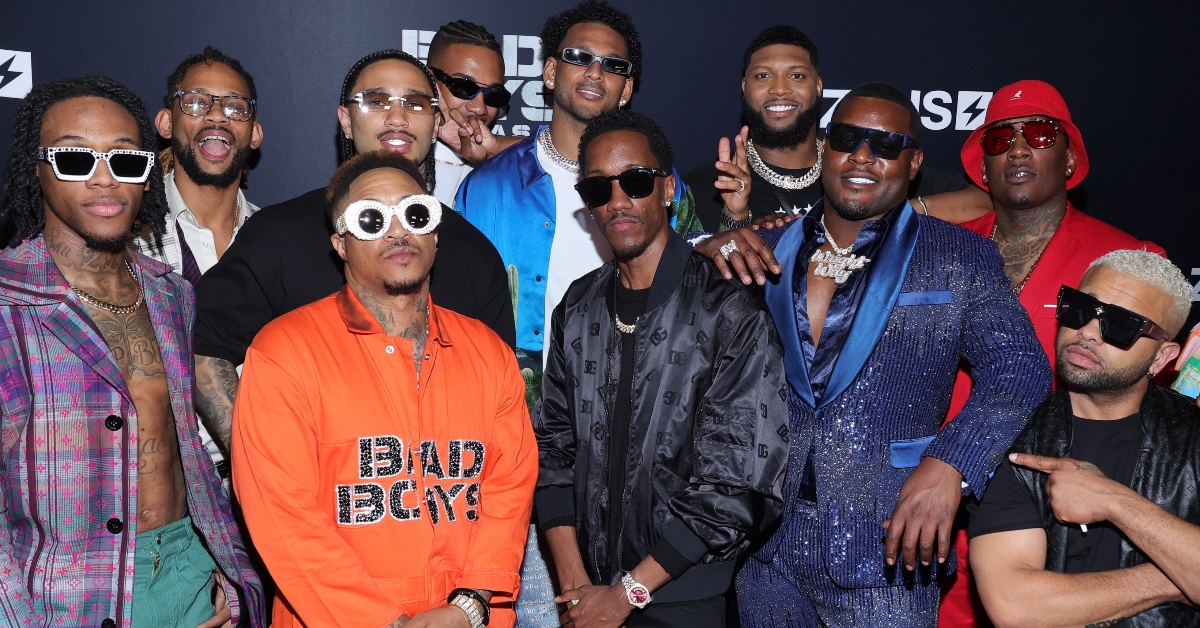 Big Lui, Kerrion Franklin, MoCity JayBee, Orlando Brown, Durrell Relly, Prince, Lemuel Plummer, Chef Dee, Jonathan Wright, Adonis, Raz B and Ahrah Banga attend the Zeus Network "Bad Boys Texas" Premiere