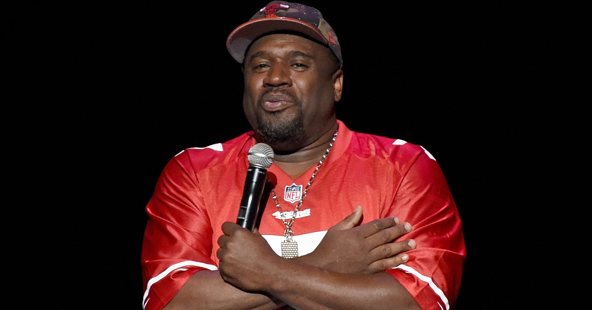 Corey Holcomb performs during Laughter 'N The Ville at Whitney Hall