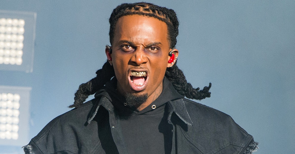 Playboi Carti performs on the main stage during Day 2 of Wireless Festival
