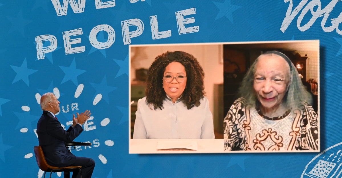 Presidential candidate and former US Vice President Joe Biden joins Oprah Winfrey's virtual event.