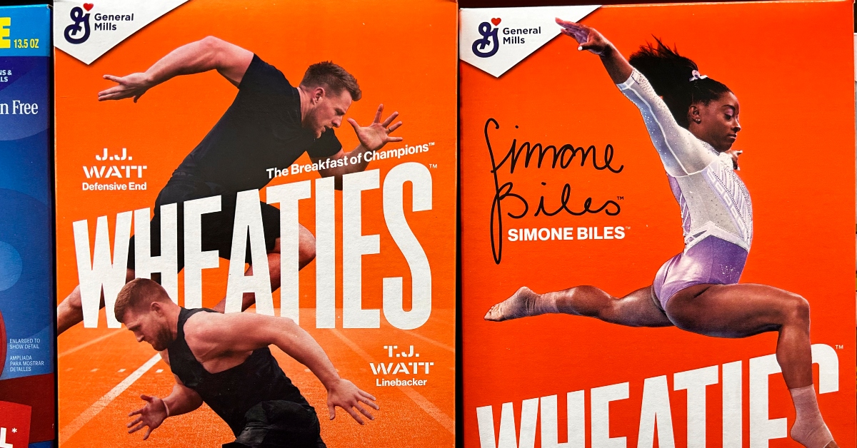 Black athletes on wheaties box