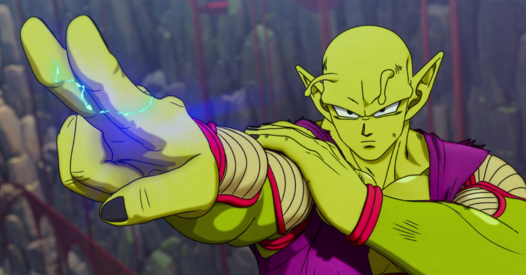 Piccolo charging Special Beam Cannon in the DBS: Super Hero movie