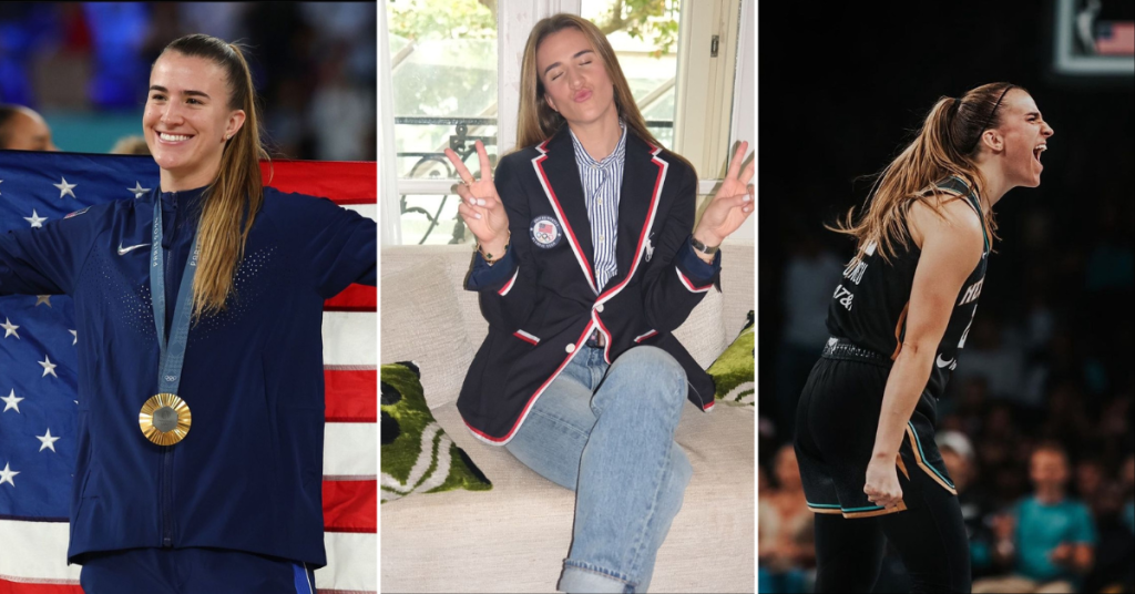 Sabrina Ionescu Photo Tri-Grid