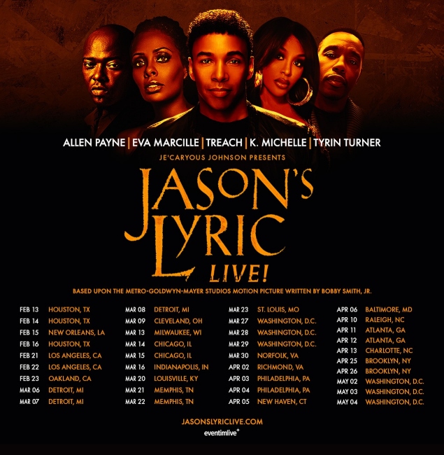 Jason's Lyric stage play tour dates
